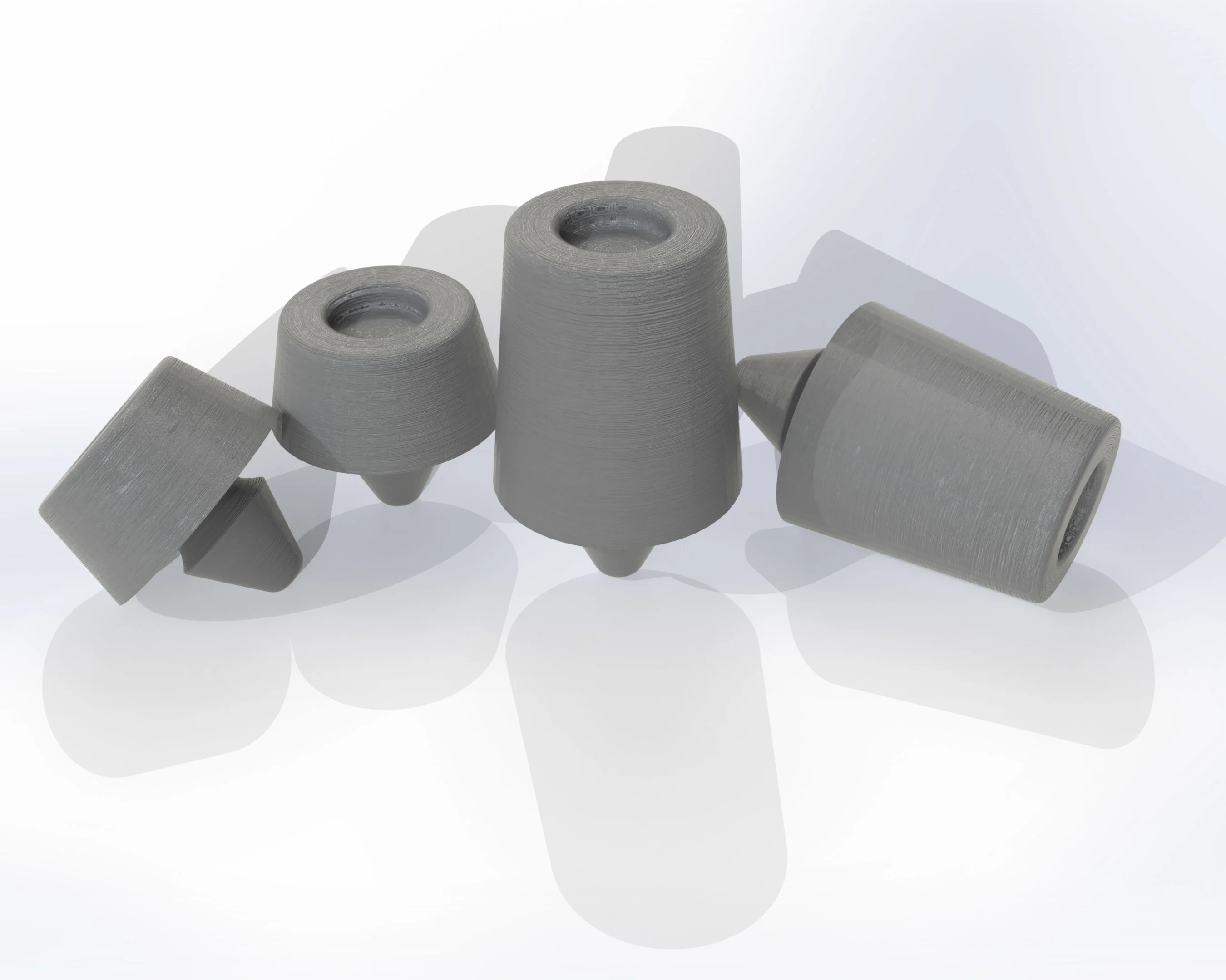 1986 Mazda RX7 FC Hood Rests CAD Render